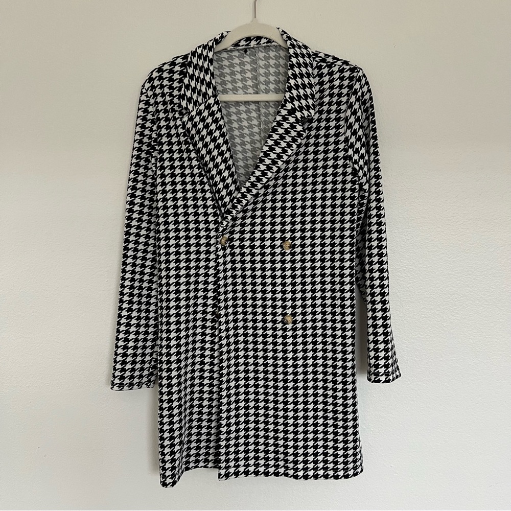 Houndstooth Coat